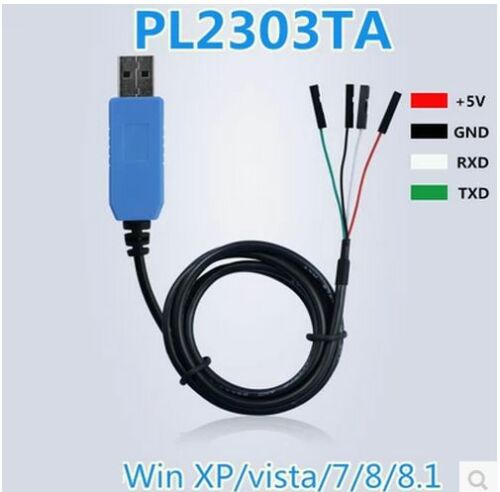 Caius i stedet lugtfri Prolific PL2303TA USB to TTL RS232 serial cable Pinout - My AWS Wordpress  Site
